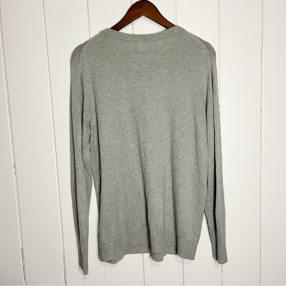 Joe Fresh Grey Long Sleeve Top. Size XL. - Picture 5 of 5